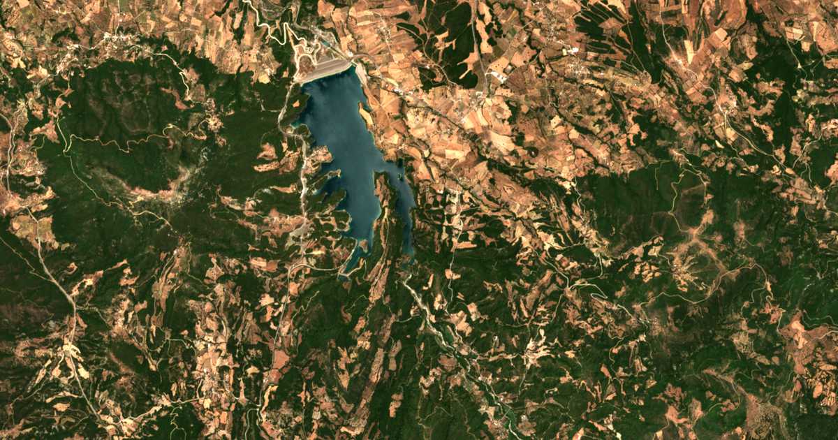 Satellitenkarte von Kritharákia