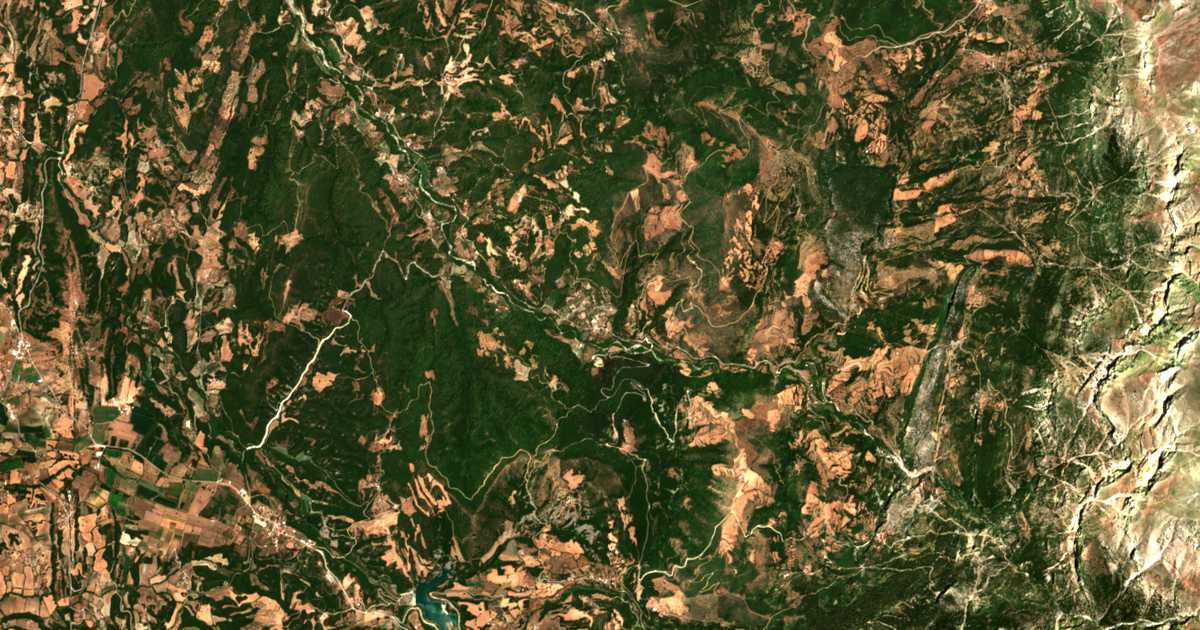 Satellitenkarte von Kyparíssion