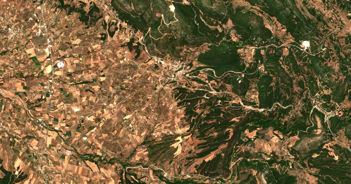 Satellitenkarte von Mastoraíika - Stamaíika