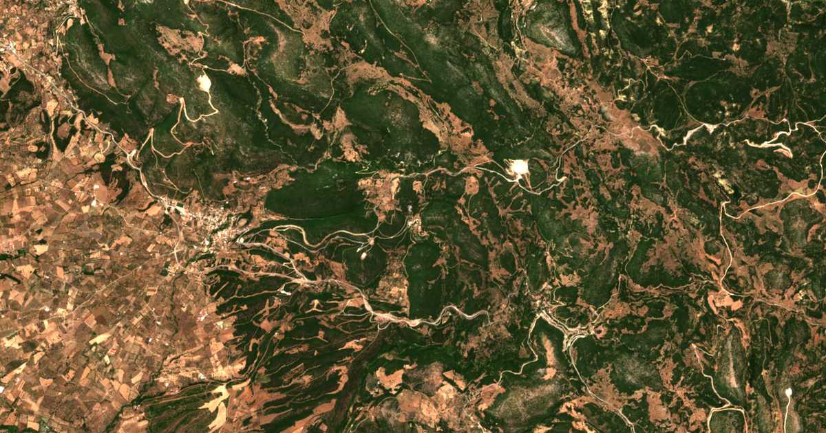 Satellitenkarte von Mirálion