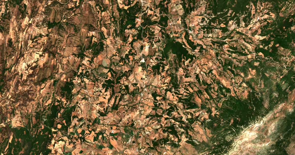 Satellitenkarte von Pigádia