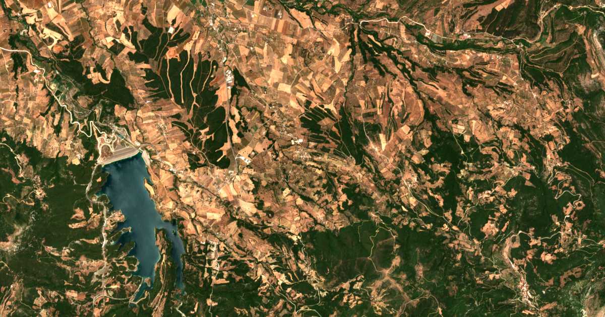 Satellitenkarte von Áno Starochóri