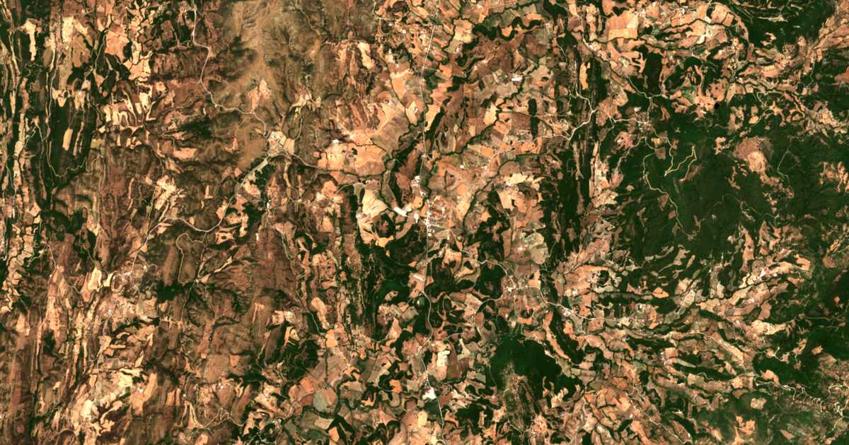 Satellitenkarte von Stavrodromi
