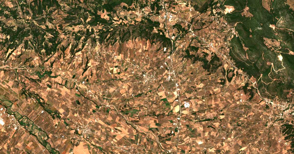 Satellitenkarte von Vasilikón