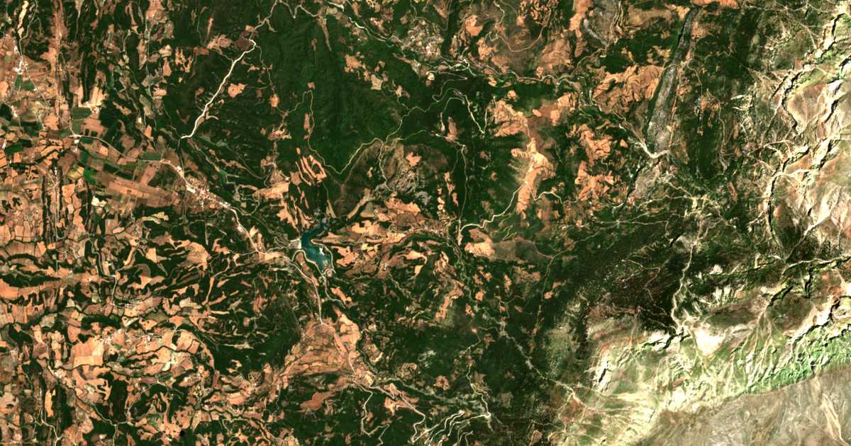 Satellitenkarte von Velimáchion