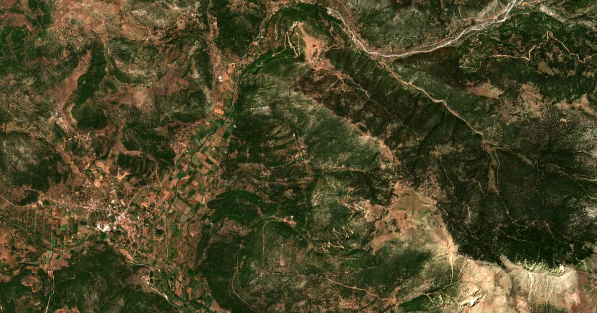 Satellitenkarte von Ágios Nikólaos