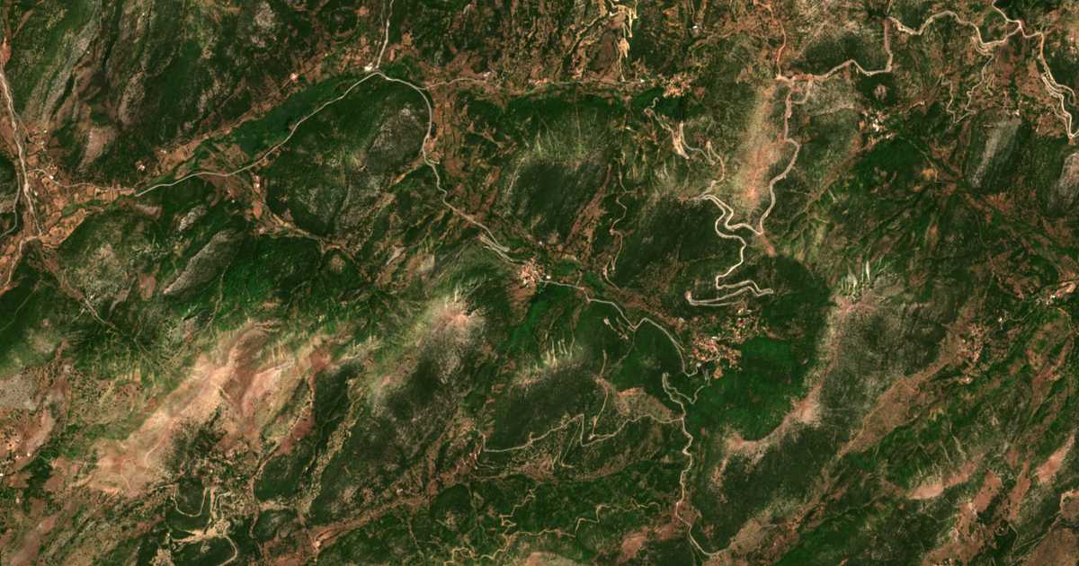 Satellitenkarte von Agrídion