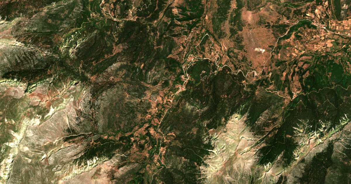 Satellitenkarte von Áno Vlasía