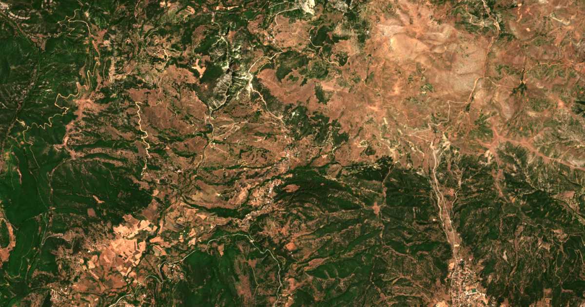 Satellitenkarte von Drosáton