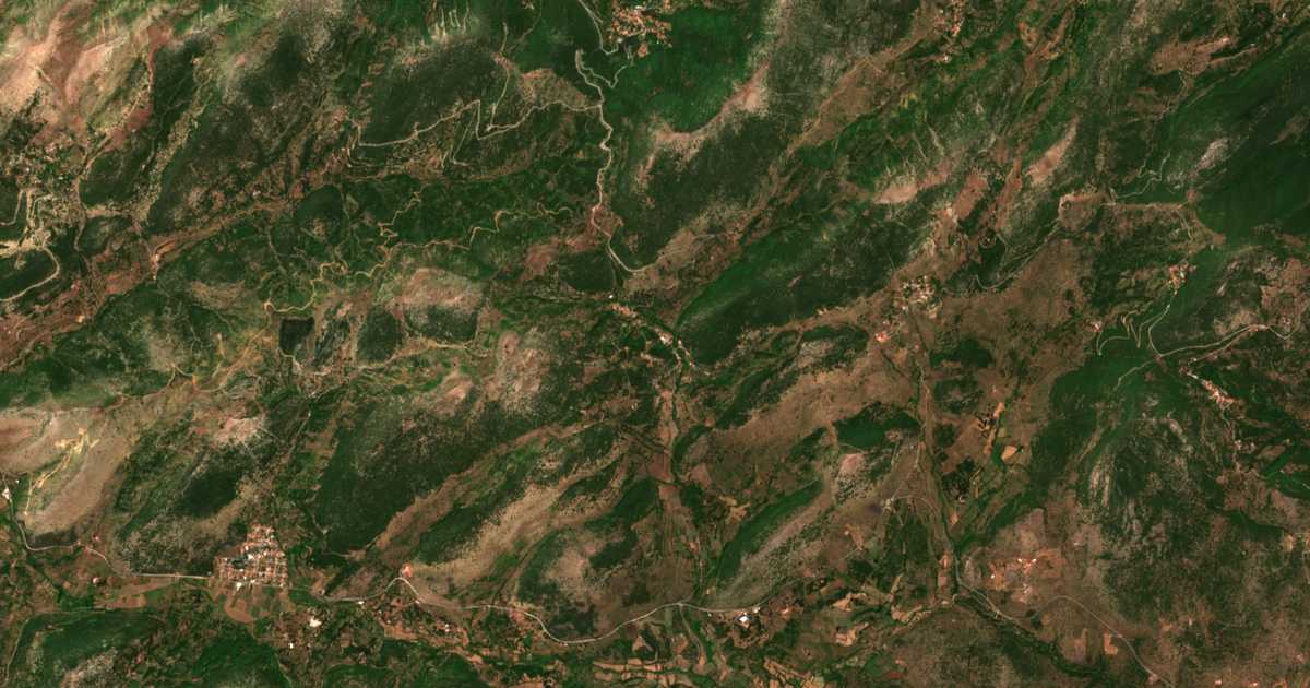 Satellitenkarte von Káto Chóvoli