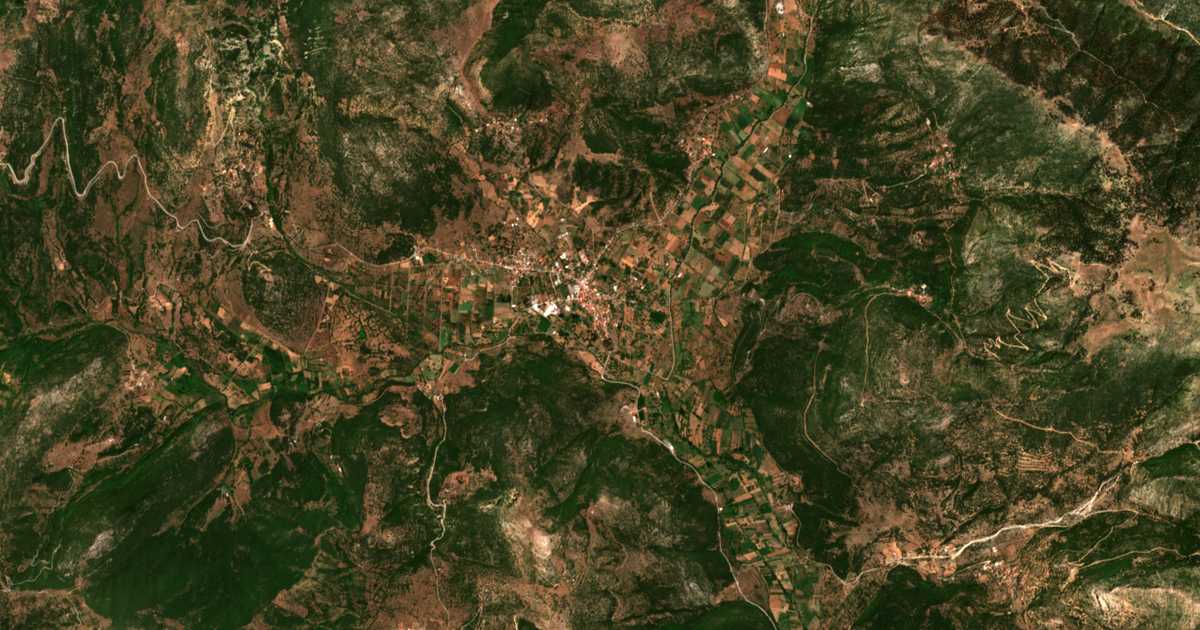 Satellitenkarte von Kleitoría