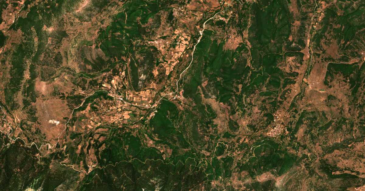 Satellitenkarte von Kryonérion