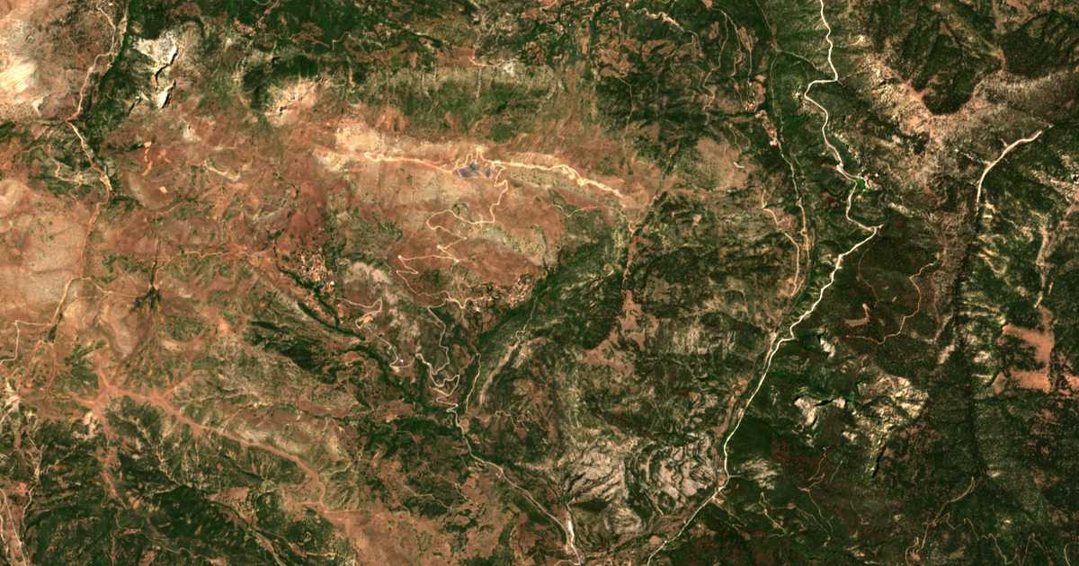 Satellitenkarte von Rogoí