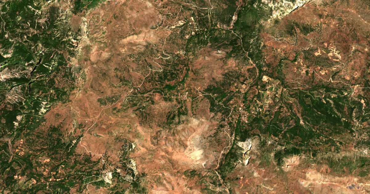 Satellitenkarte von Válta