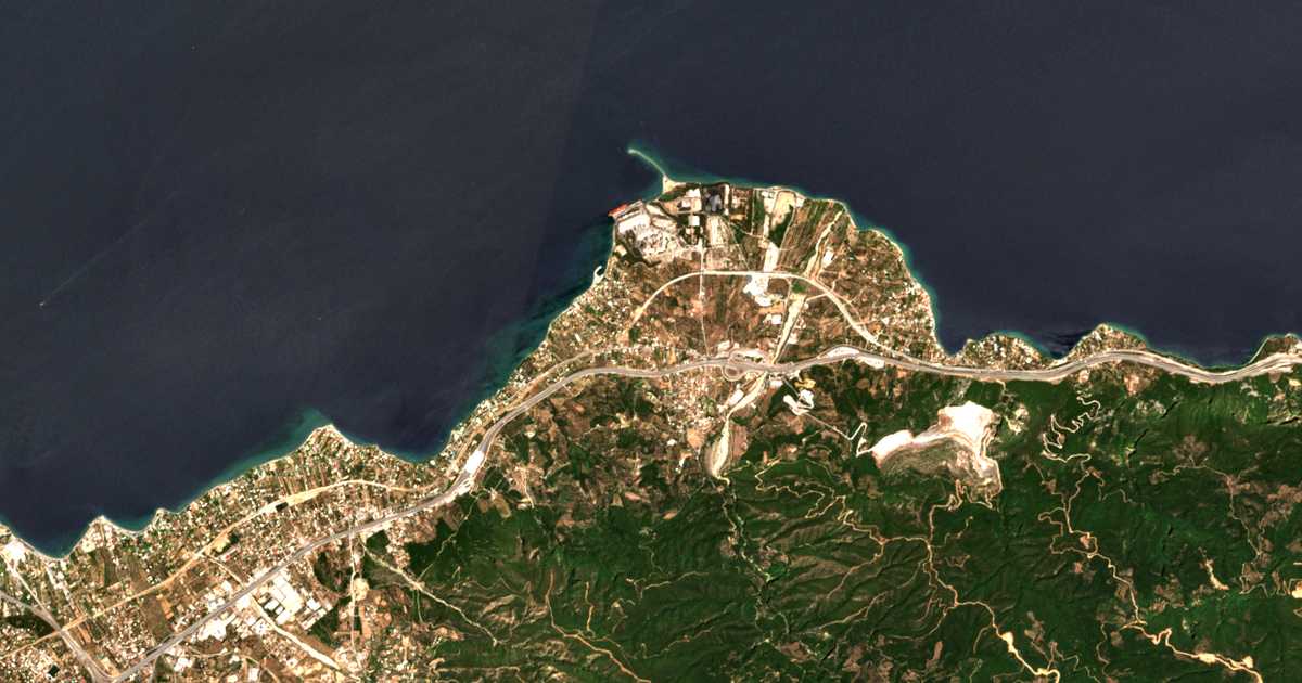 Satellitenkarte von Arachovítika