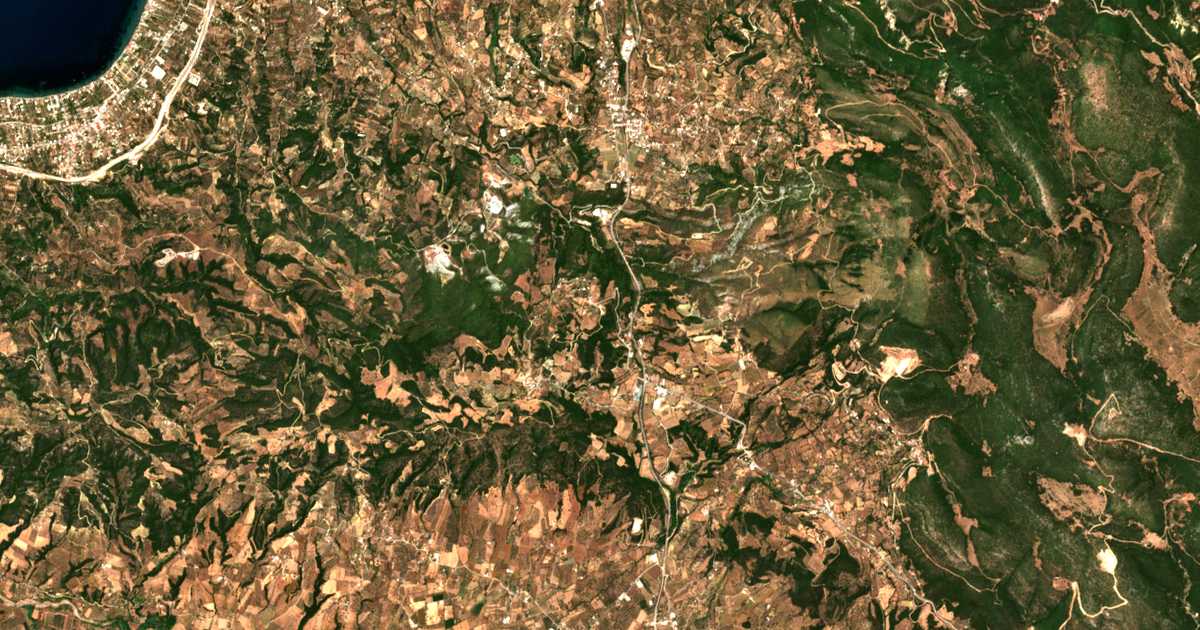 Satellitenkarte von Lygiaí