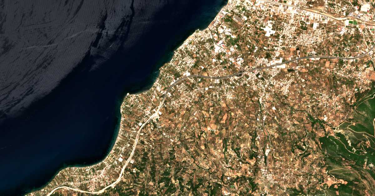 Satellitenkarte von Mintilóglion