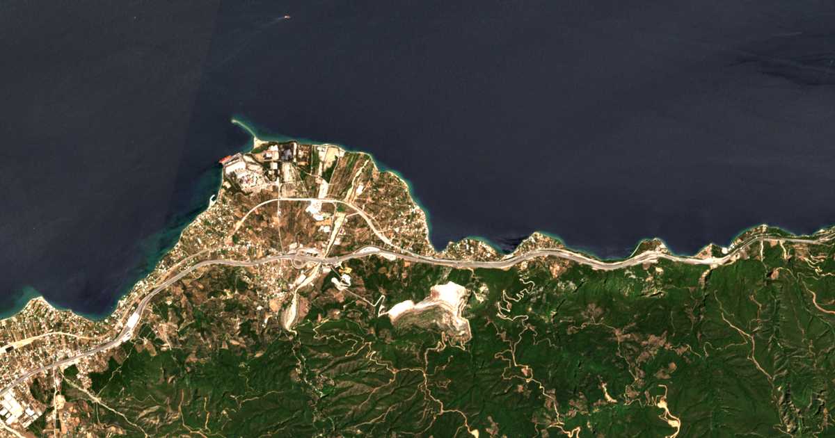 Satellitenkarte von Psathópyrgos