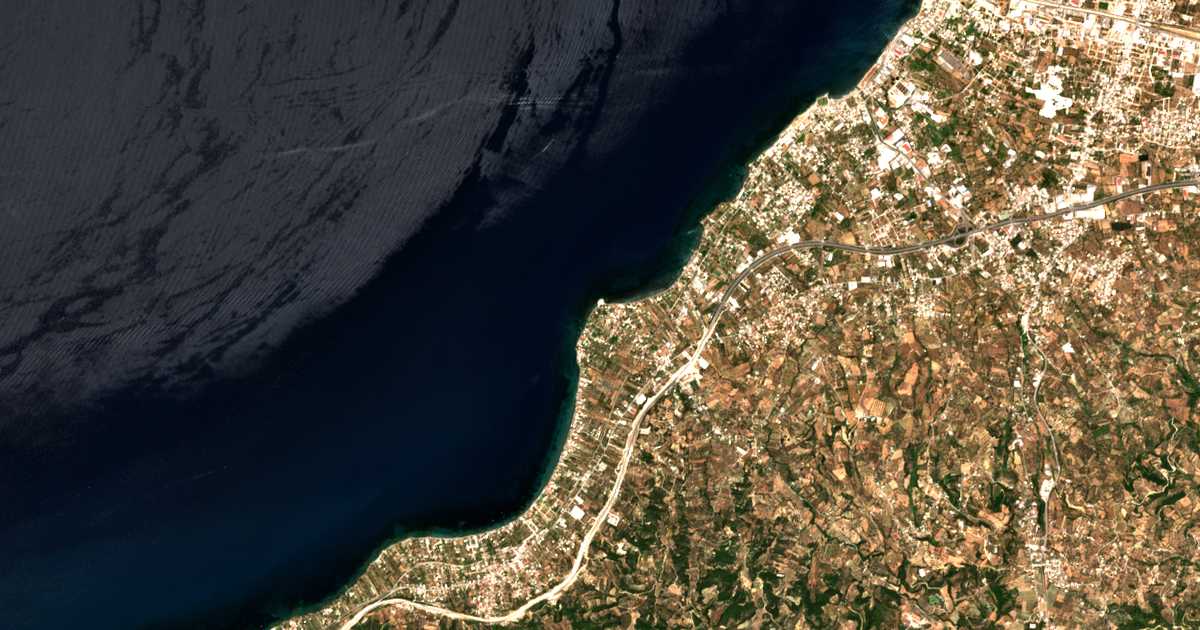 Satellitenkarte von Rogítika
