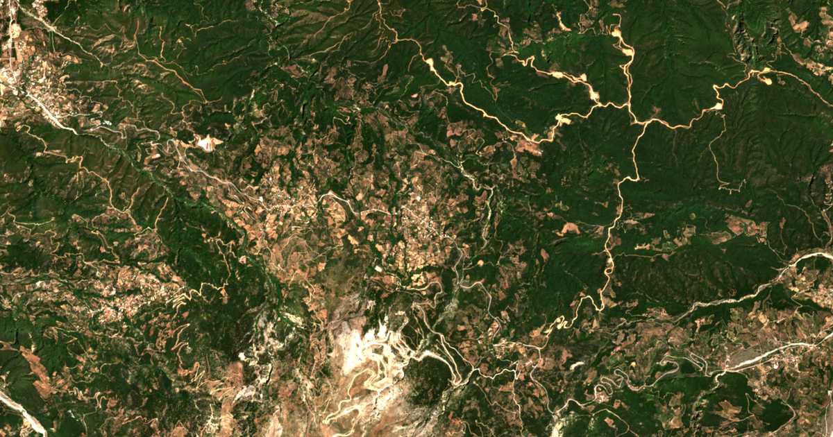 Satellitenkarte von Sellá