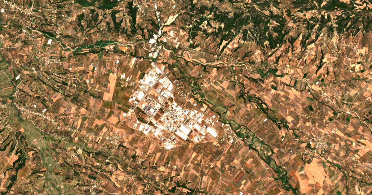 Satellitenkarte von Ágios Stéfanos