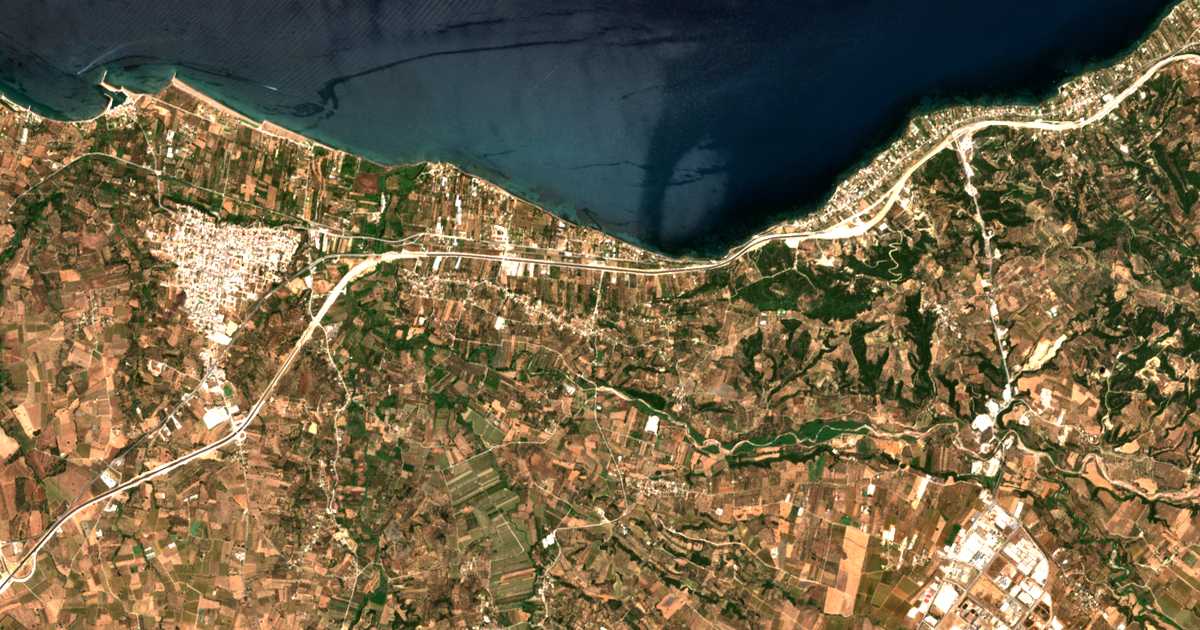 Satellitenkarte von Alissos