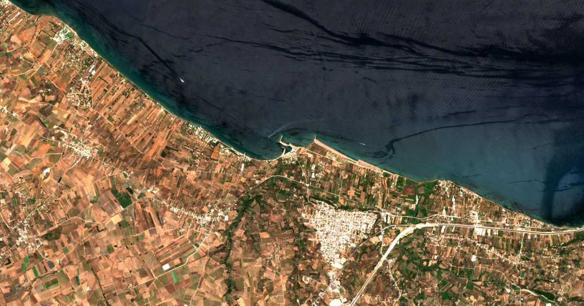Satellitenkarte von Alykes