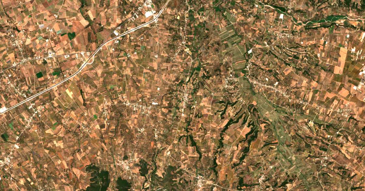 Satellitenkarte von Áno Achaḯa
