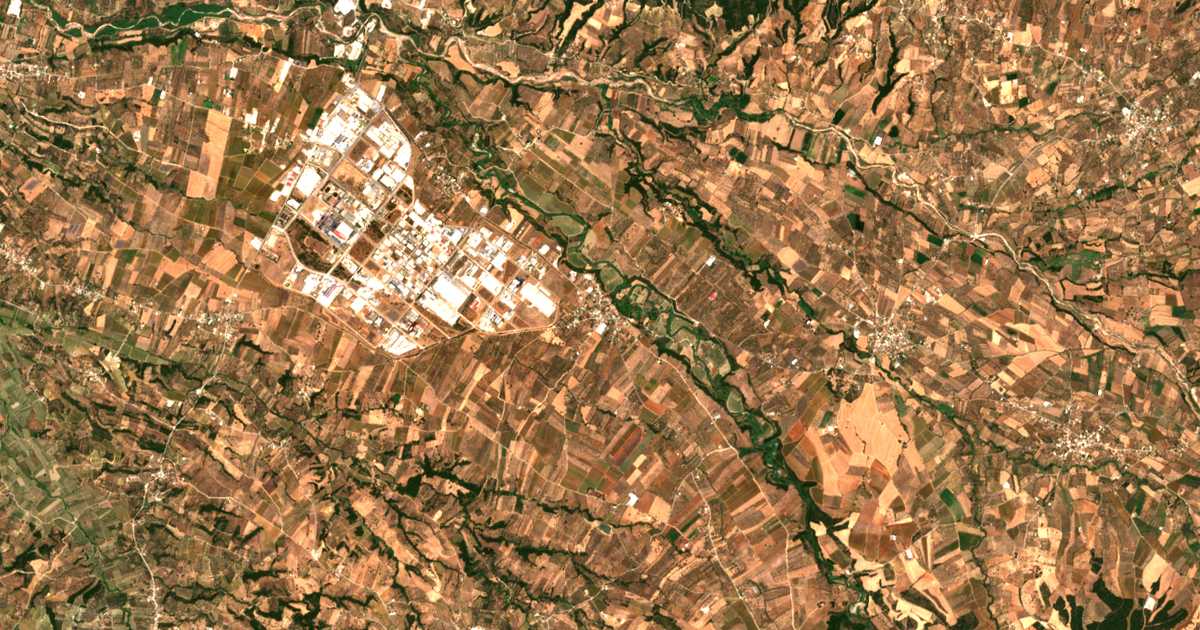 Satellitenkarte von Chaïkálion