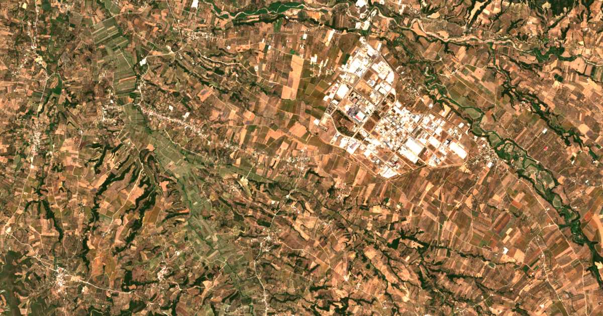Satellitenkarte von Kalamákion
