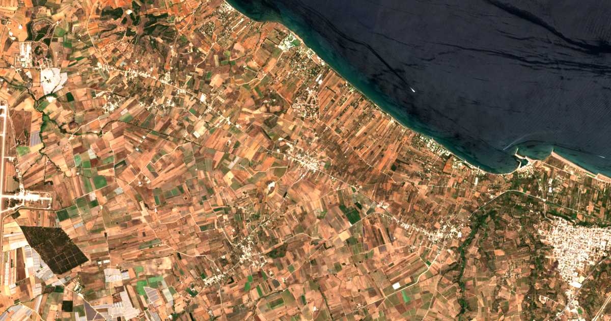 Satellitenkarte von Kalamákion