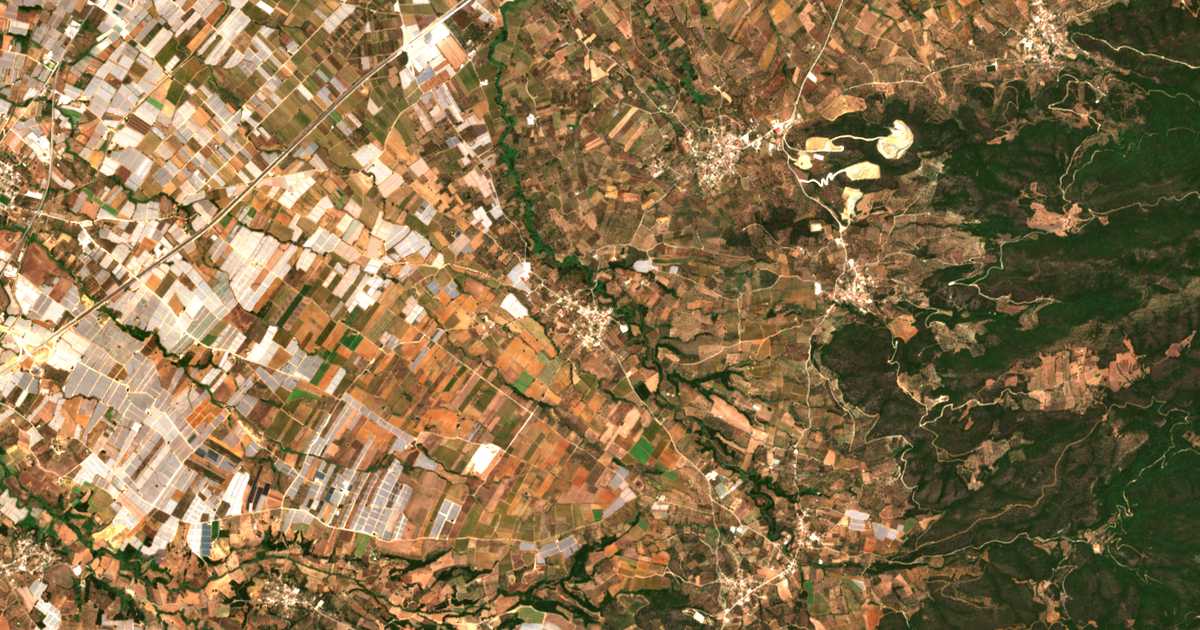 Satellitenkarte von Kagkádion