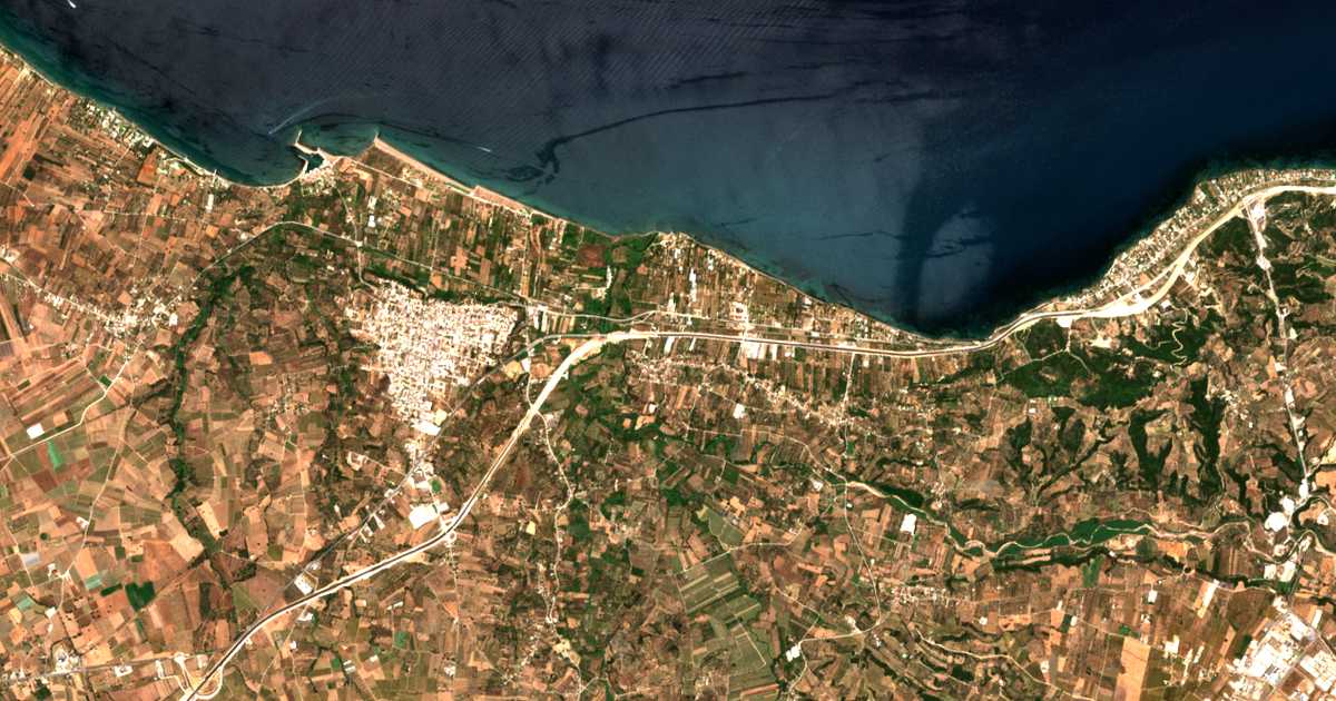 Satellitenkarte von Káto Alissós