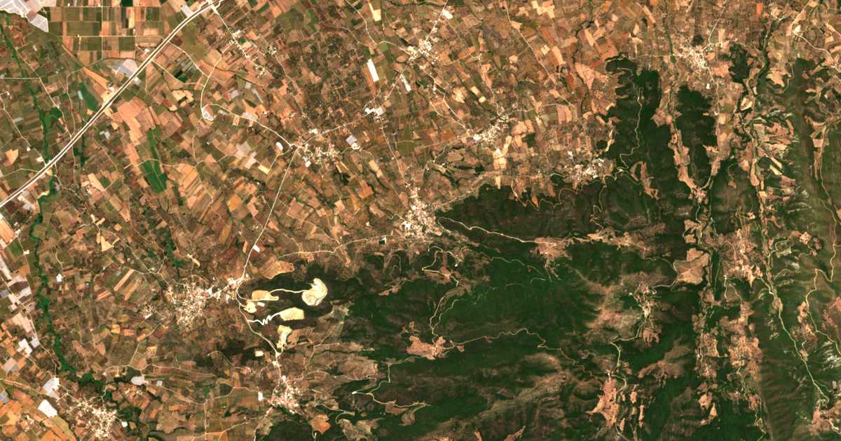 Satellitenkarte von Krínos