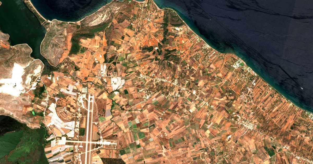 Satellitenkarte von Lakkópetra