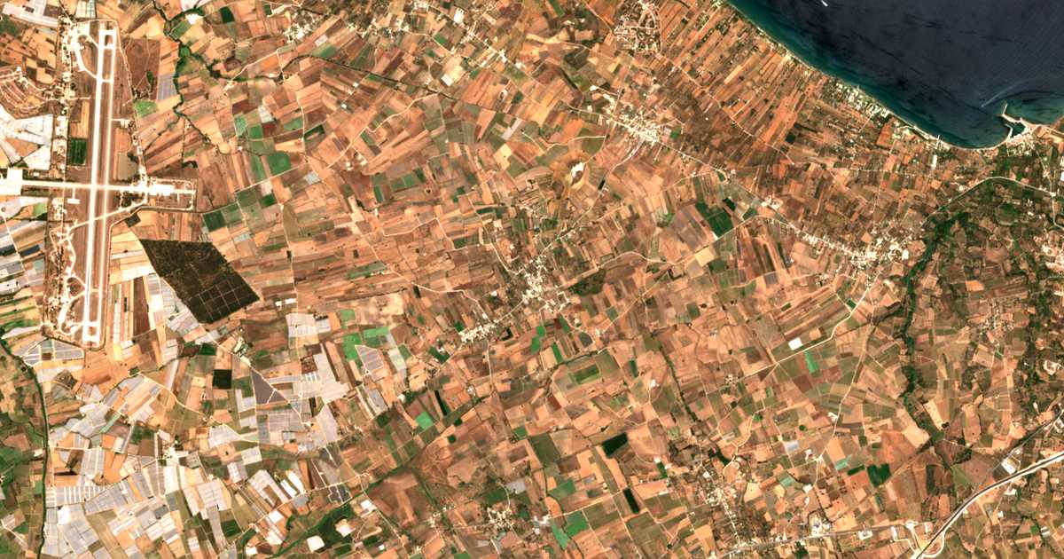 Satellitenkarte von Limnochórion