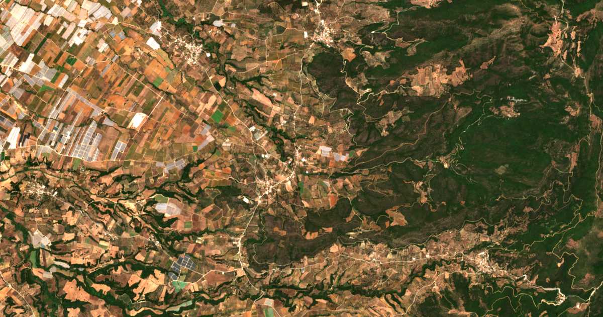Satellitenkarte von Matarágka