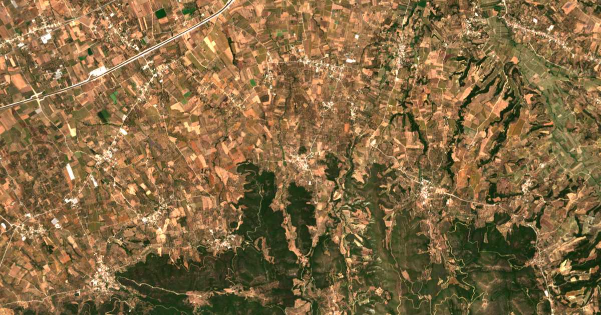 Satellitenkarte von Petrochórion