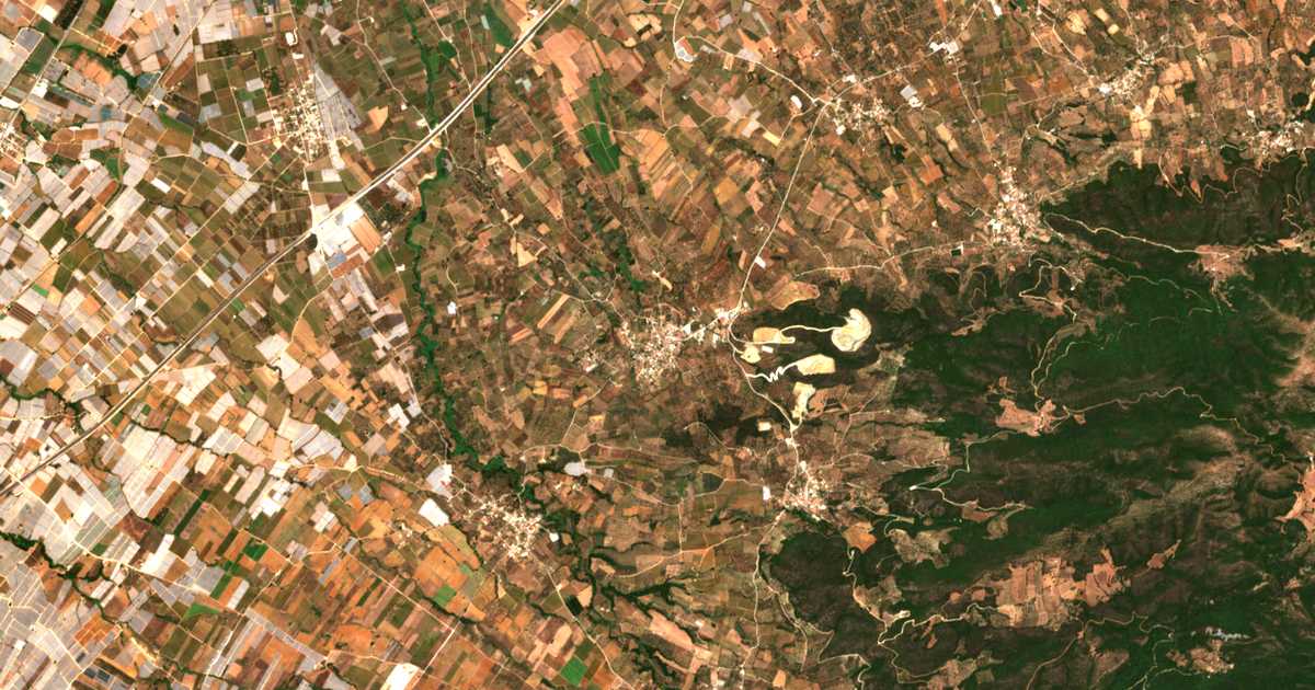 Satellitenkarte von Ríolos