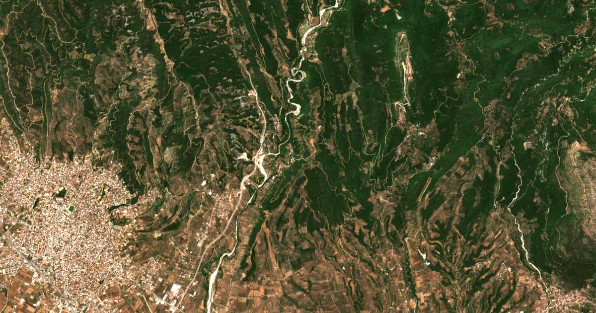 Satellitenkarte von Ágios Nikólaos