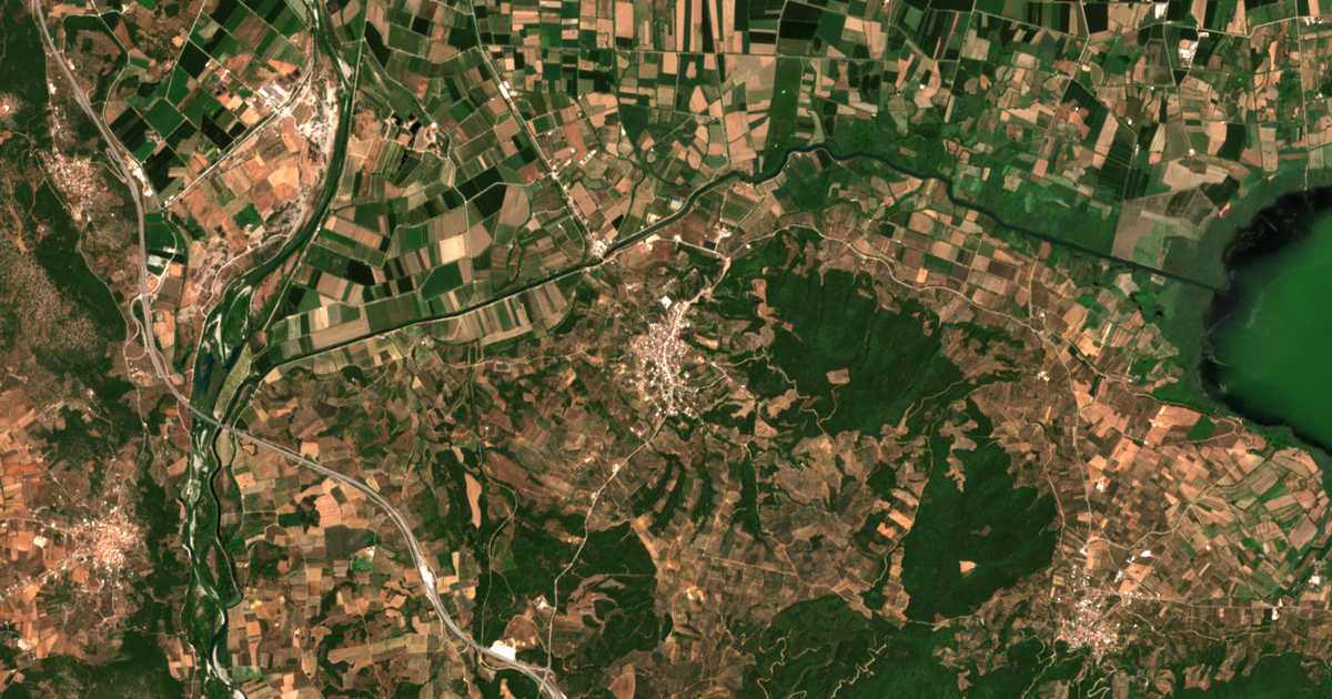 Satellitenkarte von Angelókastron