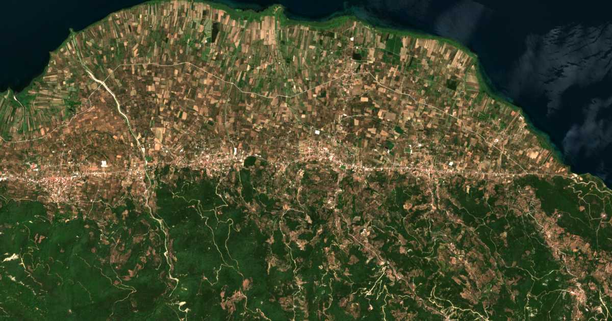 Satellitenkarte von Gavaloú