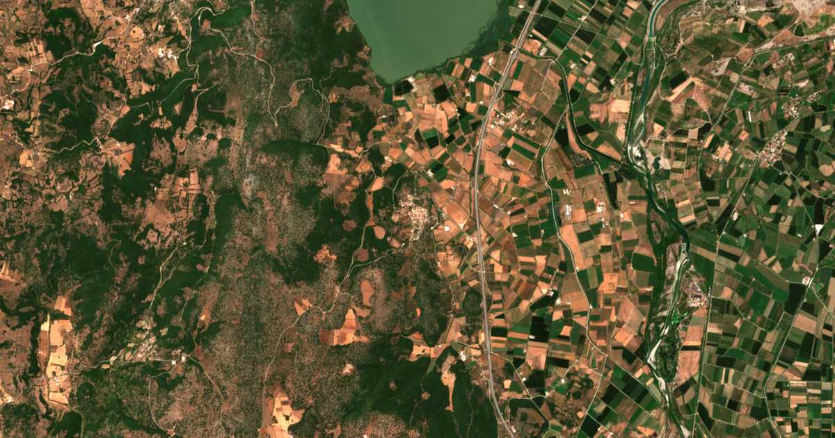 Satellitenkarte von Gouriótissa