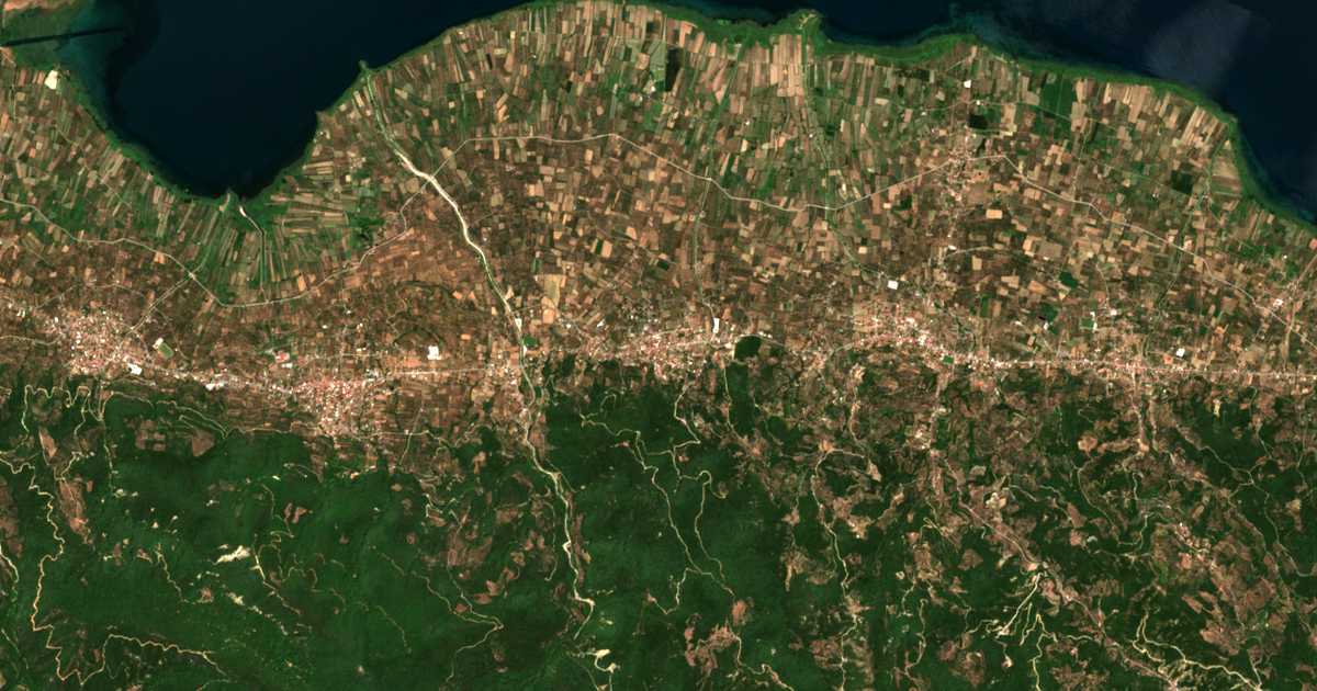 Satellitenkarte von Grammatikoú