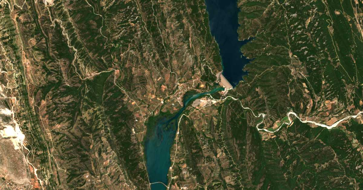 Satellitenkarte von Kastrákion