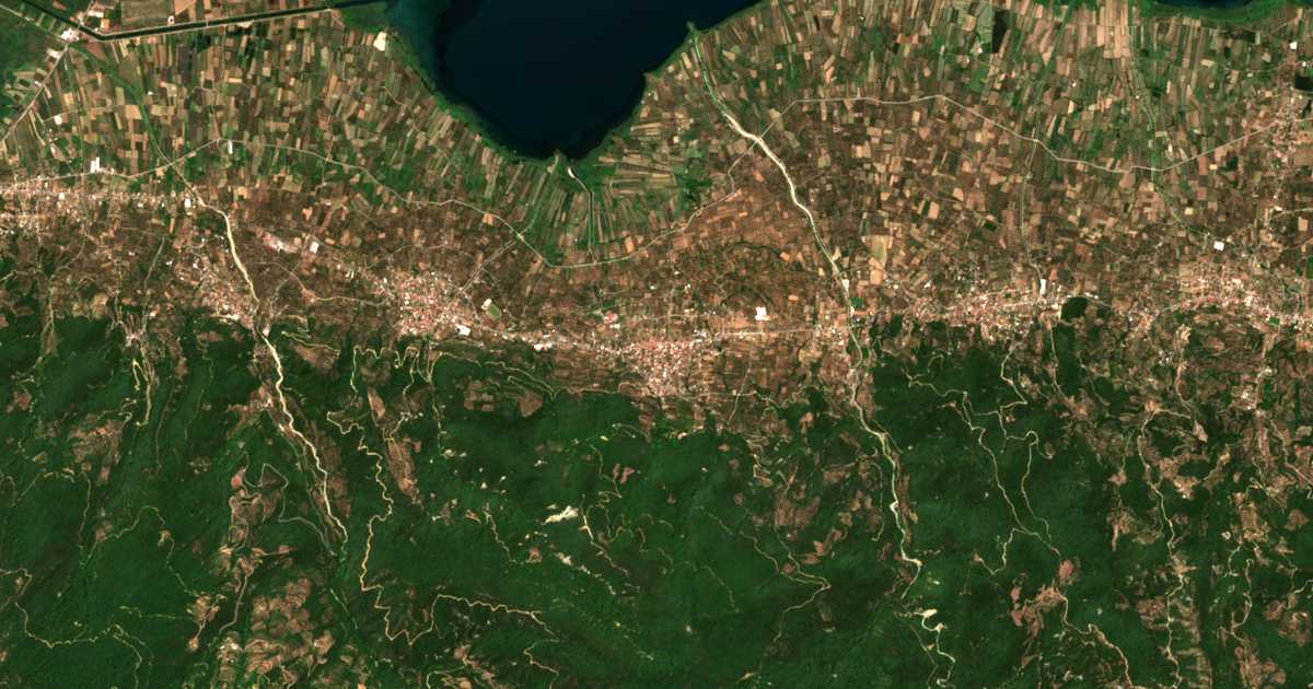 Satellitenkarte von Matarágka
