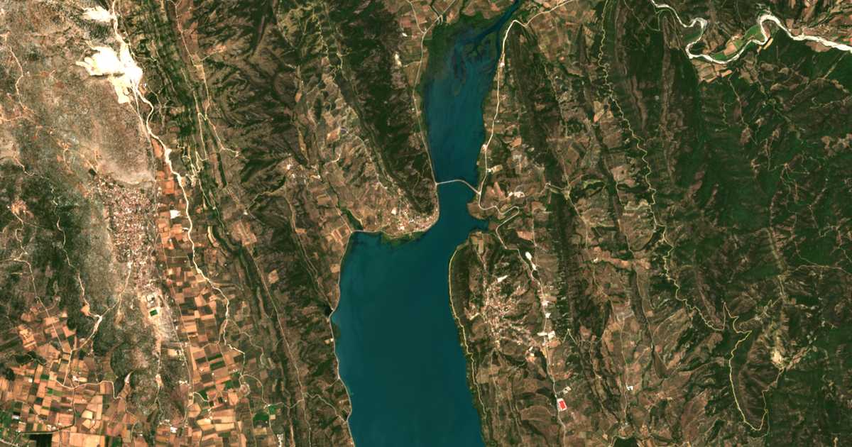 Satellitenkarte von Matsoúkion