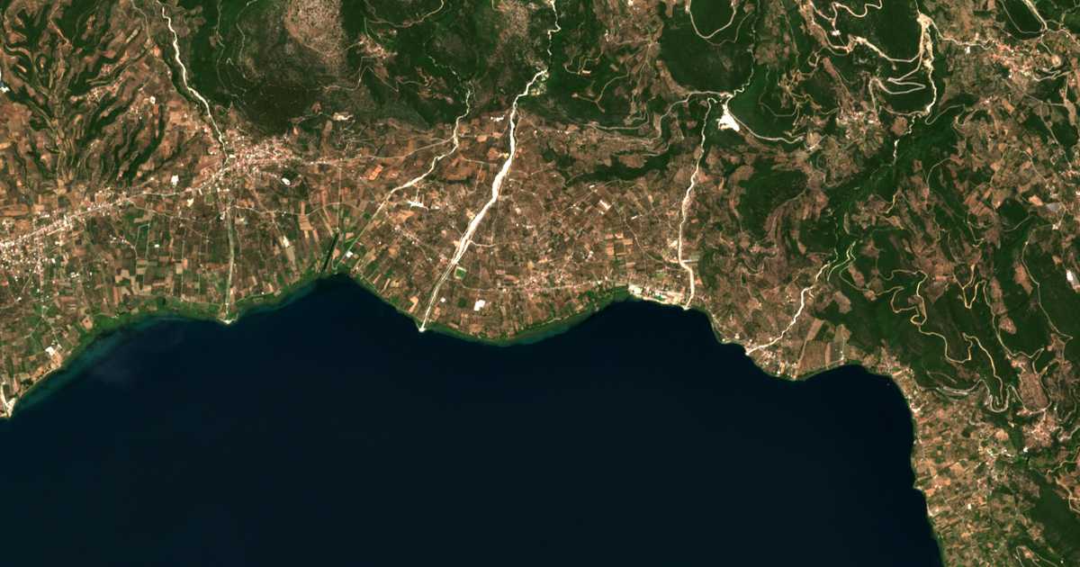 Satellitenkarte von Pantánassa