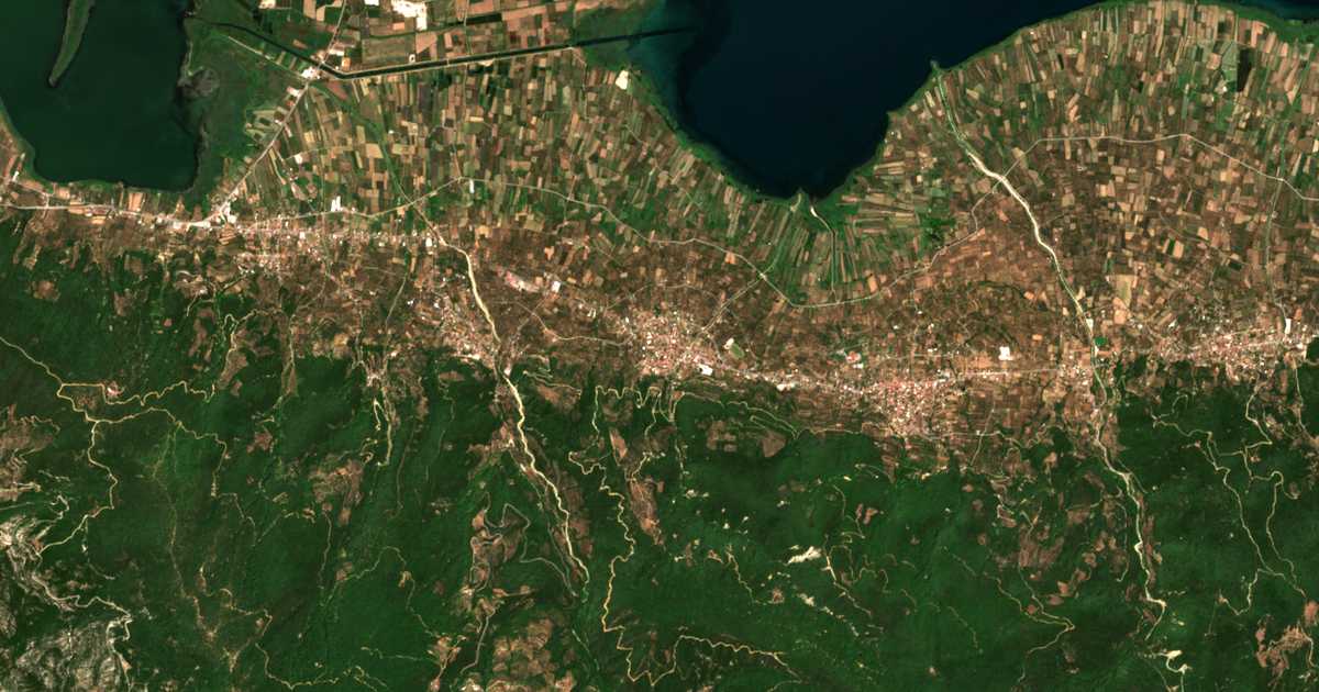 Satellitenkarte von Pappadátai