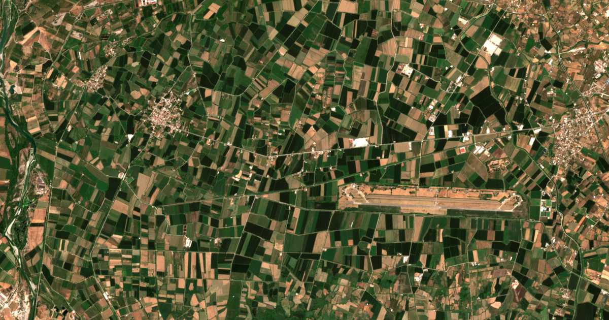 Satellitenkarte von Plátanos